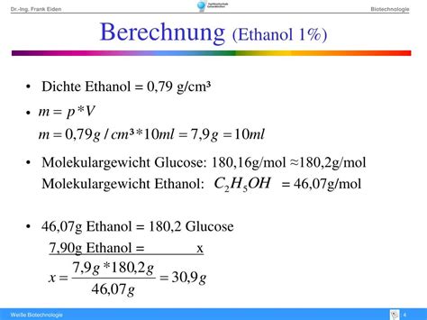 molekulargewicht ethanol.